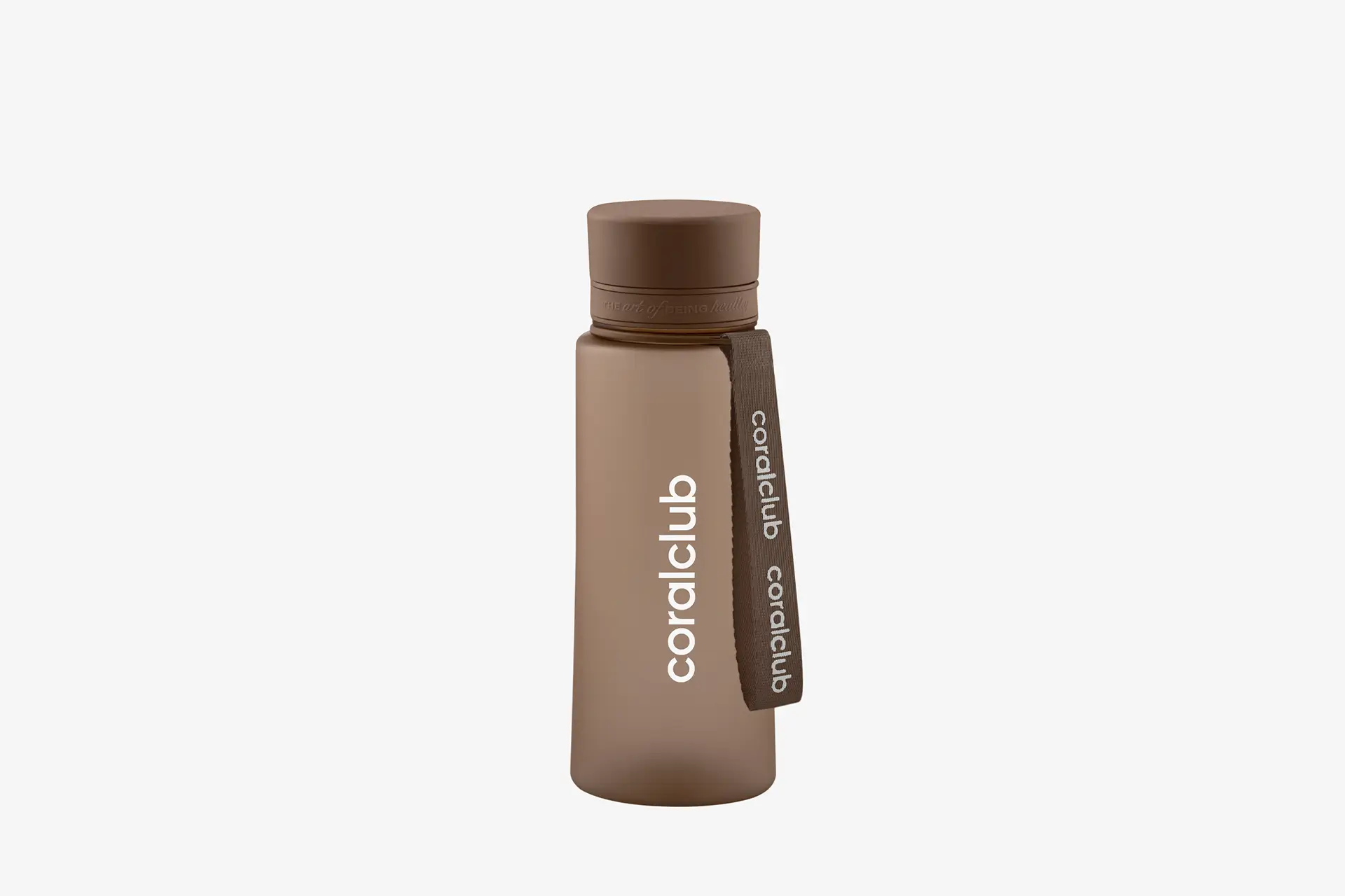Пластиковая бутылка coralclub, коричневая